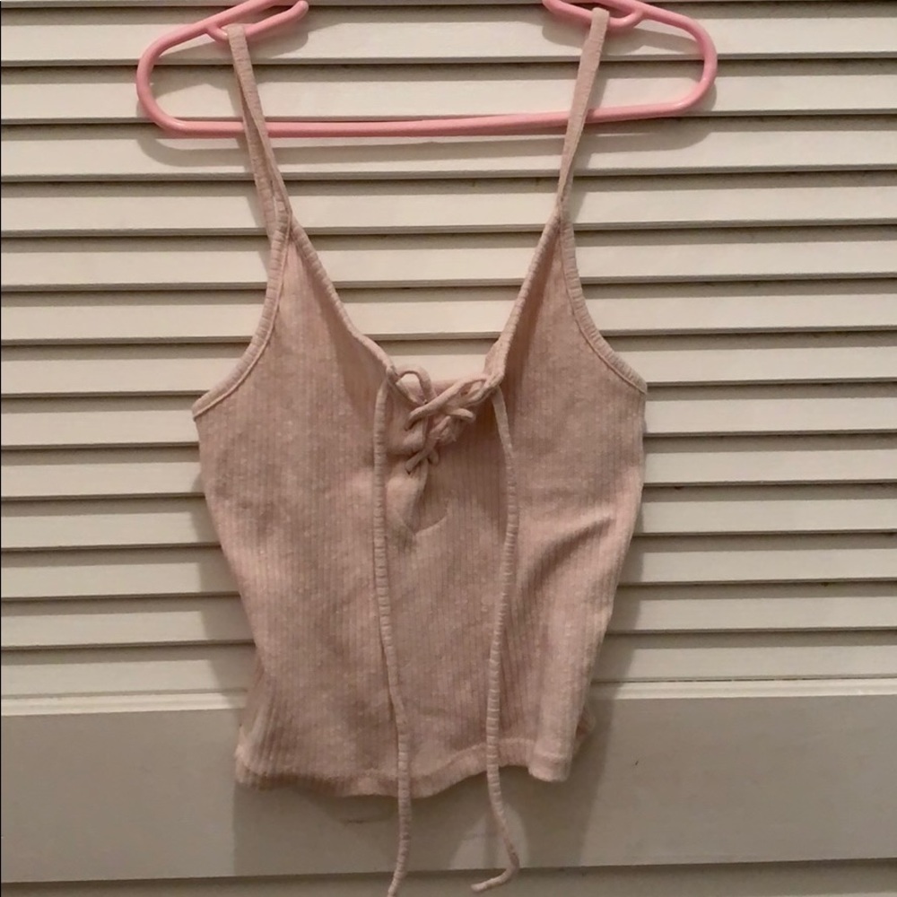 Light Pink Cropped Tank